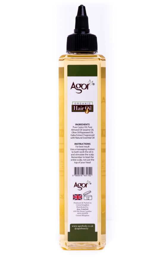 Agor Organic Hair Oil 250ml | gtworld.be 