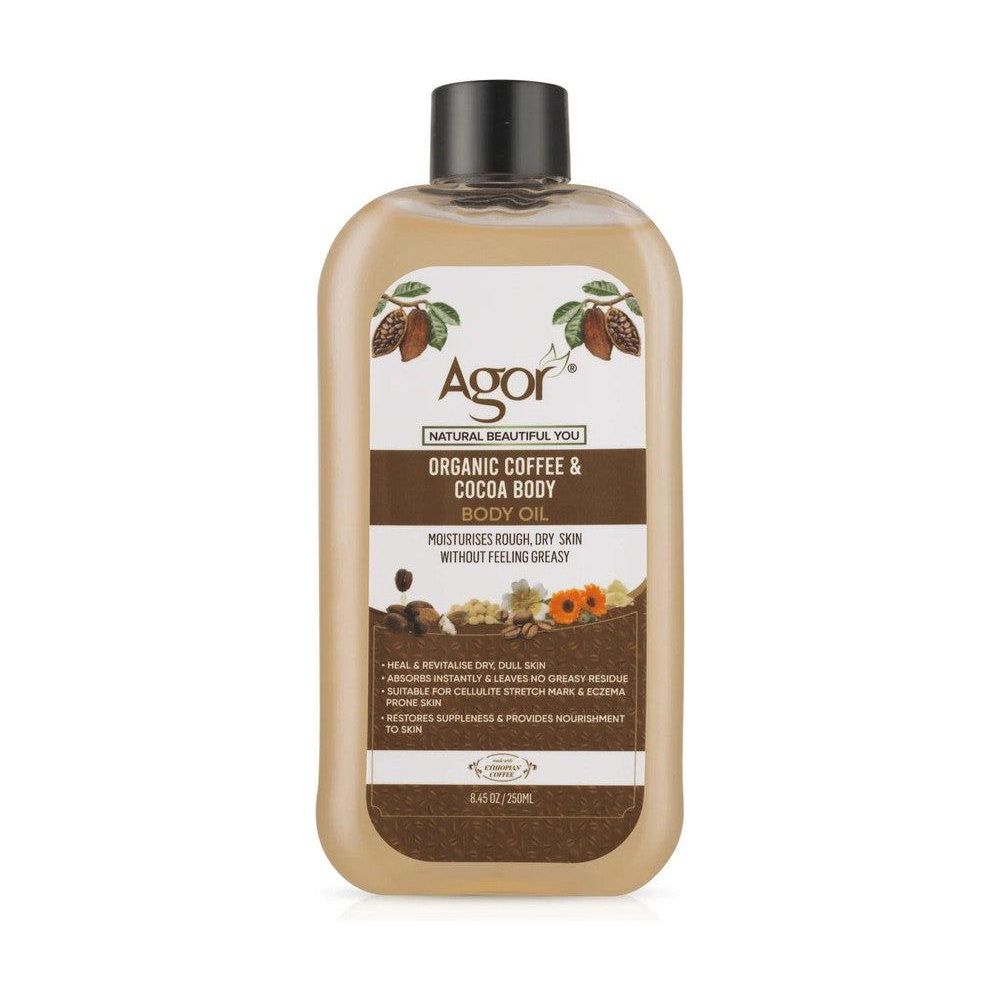 Agor Organic Coffee & Cocoa Body Oil 250ml - Gtworld.de