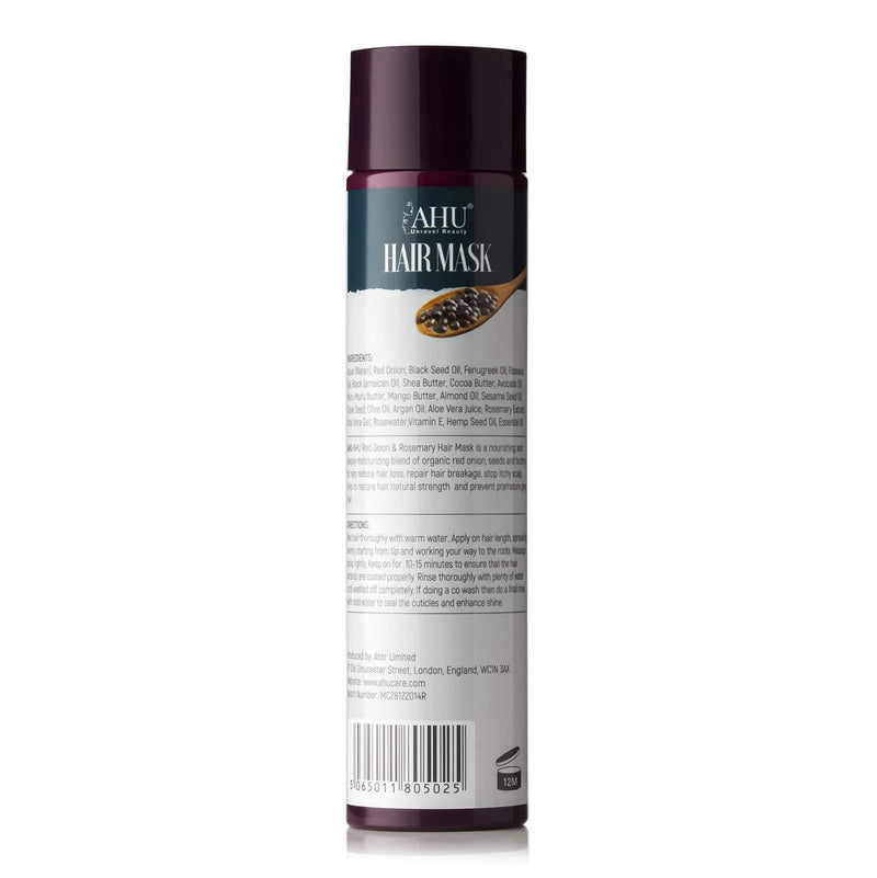 AHU Red Onion & Rosemary Hair Mask 300ml | gtworld.be 