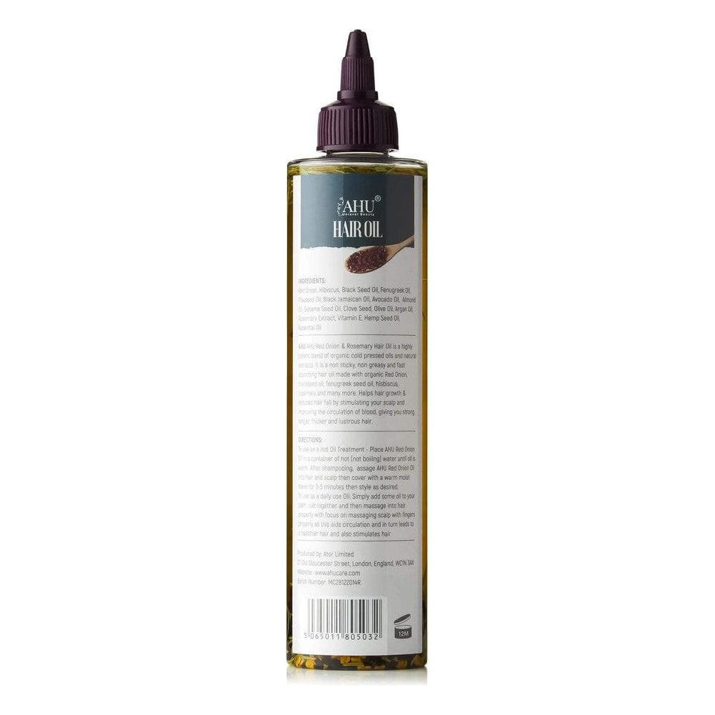 AHU Health & Beauty AHU Red Onion & Rosemary Hair Oil 300ml