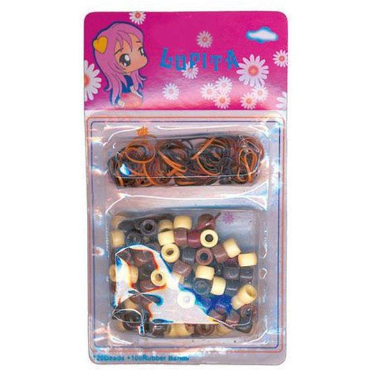 Alle Hersteller Health & Beauty Beads (120) & (100Rubber Band) Brown & Beige