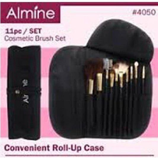 Almine Health & Beauty Almine Cosmetic Brush Set 11 Pieces.