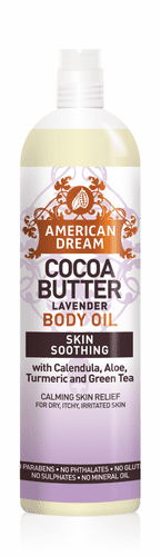 American Dream Cocoa Butter Lavender Body Oil 200ml | gtworld.be 