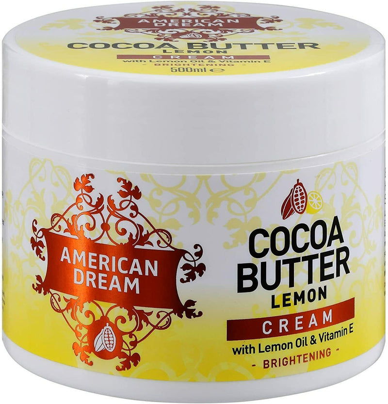 American Dream Cocoa Butter Lemon Cream 500 ml | gtworld.be 