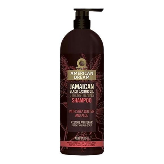 American Dream Health & Beauty American Dream Jamaican Black Castor Oil Strengthening Shampoo 16 Oz