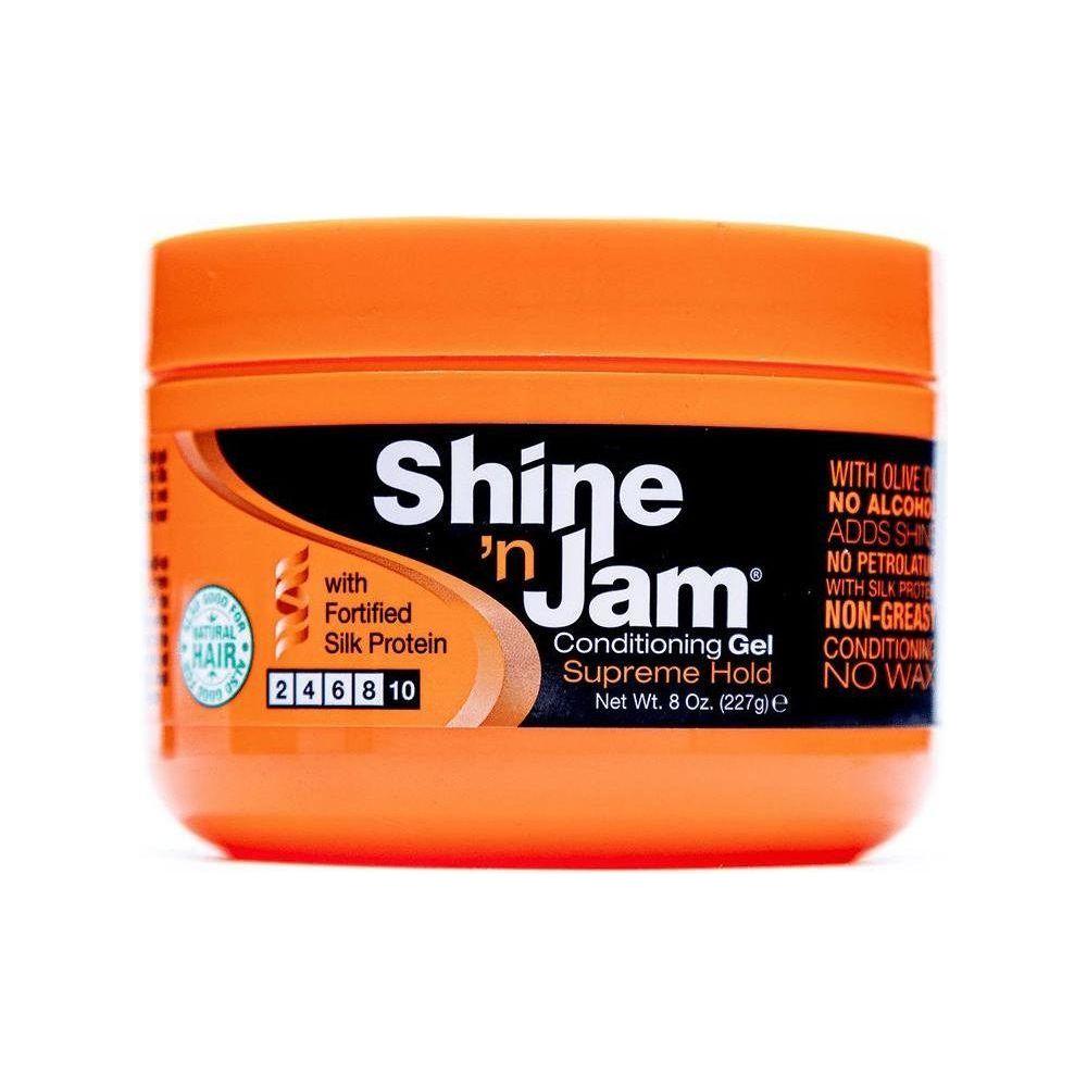 ampro Health & Beauty 8oz ampro Shine 'n Jam Supreme Hold Moist Gel 4oz/8oz