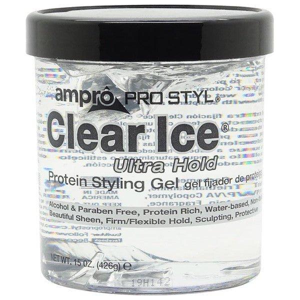 ampro Health & Beauty ampro Pro Styl Clear Ice Ultra Hold Protein Styling Gel 426g