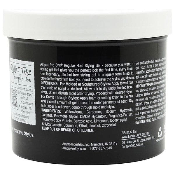 ampro Health & Beauty ampro Pro Style Protein Styling Gel Regular Hold 908g