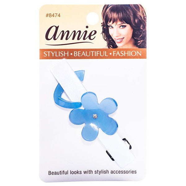 Annie Daisy Barrette/Haarspange, 8cm, Light Blue | gtworld.be 