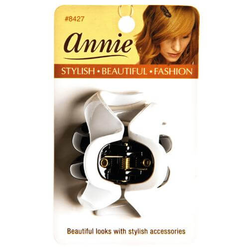 Annie Annie Hair Clip/Haarklammer, 6,5Cm, Black&White