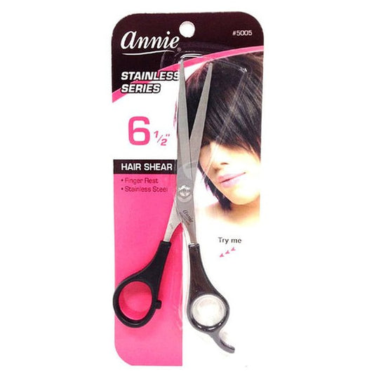 Annie Hair Shear 6.5" Black #5005 | gtworld.be 