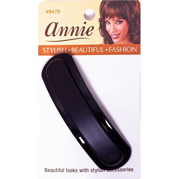 Annie Layered Auto Barrette/Haarspange, 8,5Cm, Schwarz | gtworld.be 