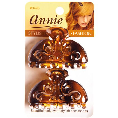 Annie Old Style Claw Clips/Haarklammern, 6Cm, Tortoise, Pack of 2 | gtworld.be 