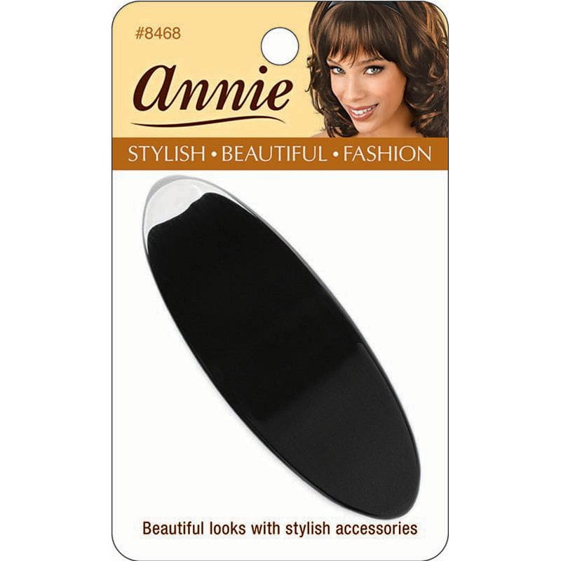Annie Oval Auto Barrette/Haarspange,7,5cm, Schwarz | gtworld.be 