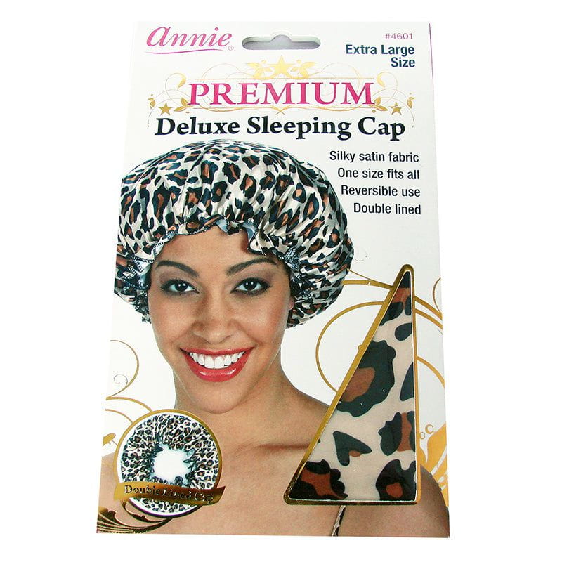 Annie Premium DeLux Sleeping Cap/Nachthaube, Leopard | gtworld.be 