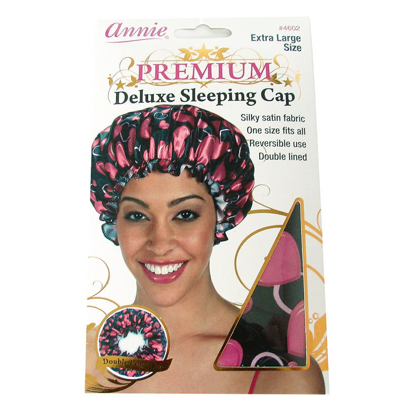 Annie Premium DeLux Sleeping Cap/Nachthaube, Pink | gtworld.be 