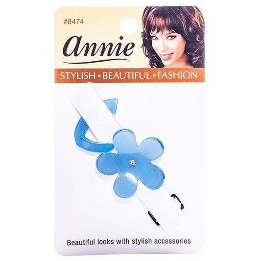 Annie Daisy Barrette/Haarspange, 8cm, Light Blue - Gtworld.de