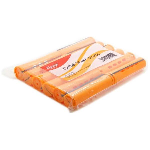 Annie Health & Beauty Annie Cold Wave Rods Jumbo Orange 12pcs, L 80mm, Ø 22mm