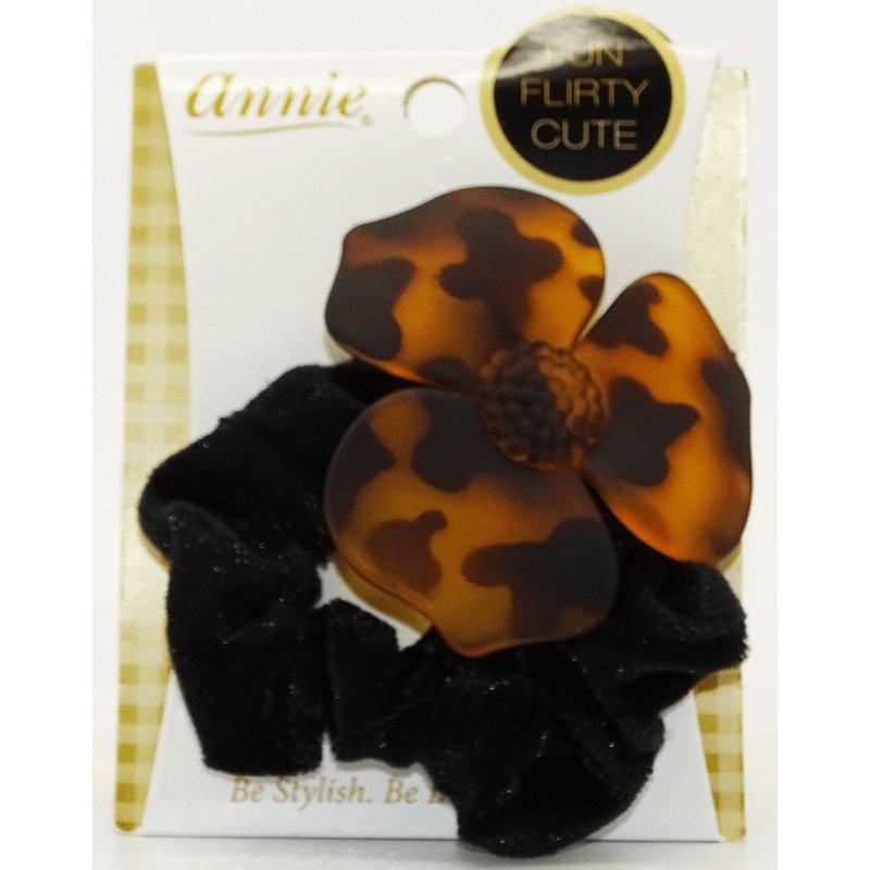 Annie Health & Beauty Hair Accessories 6cm flow shape orna with velvet scunch 8574 Annie Hair Accessories