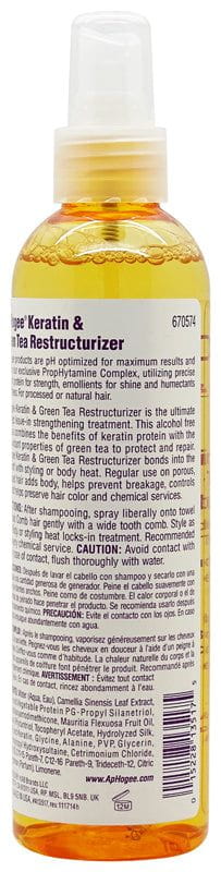 Aphogee Keratin and Green Tea Restructurizer 237ml | gtworld.be 