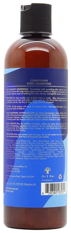 As I Am Dry & Itchy Olive and Tea Tree Oil Conditioner 355ml | gtworld.be 