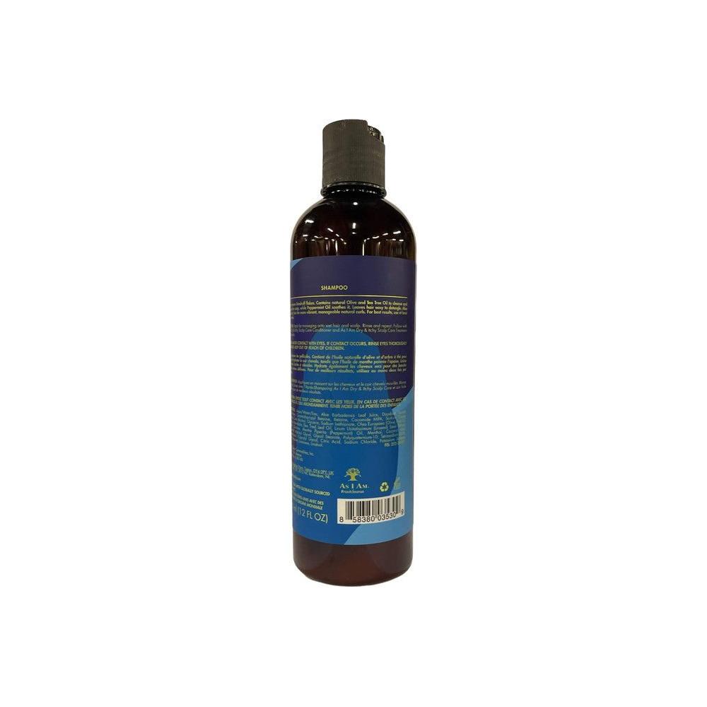 As I Am Health & Beauty As I Am Dry Itchy Dandruff Olive & Tea Tree Oil Shampoo 12oz