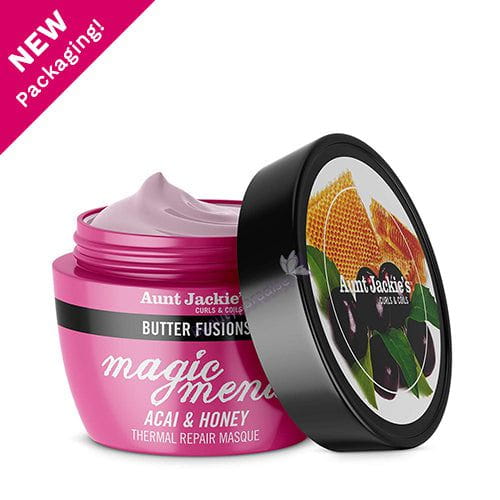Aunt Jackie's Butter Fusions Magic Mend Acai & Honey Thermal Repair Masque 8 oz | gtworld.be 