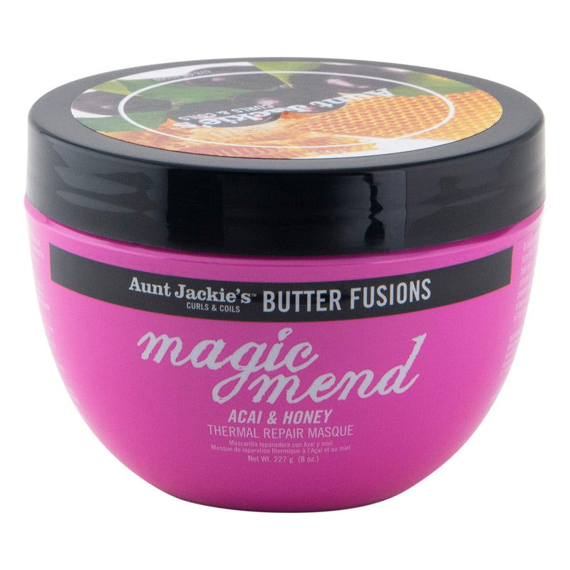 Aunt Jackie's Butter Fusions Magic Mend Acai & Honey Thermal Repair Masque 8 oz | gtworld.be 