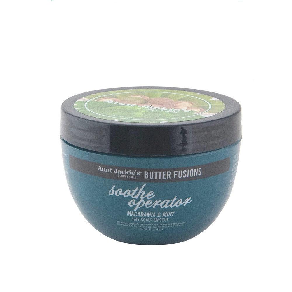 Aunt Jackie's Aunt Jackie's Butter Fusions Soothe operator Macadamia & Mint Masque 8oz