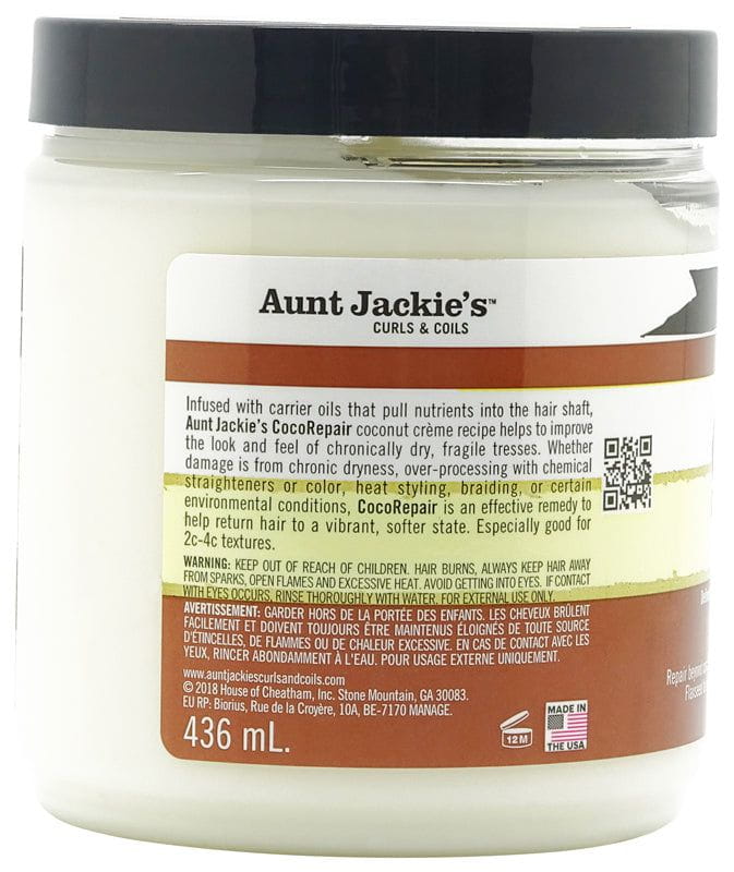 Aunt Jackie's Coco Repair Coconut Creme Deep Conditioner 426g | gtworld.be 