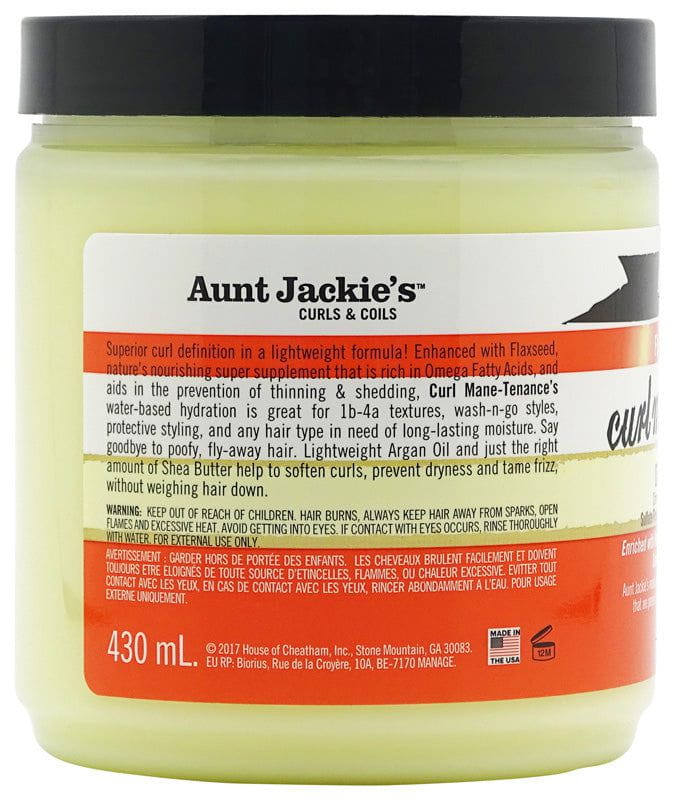 Aunt Jackie's Curls & Coils Flaxseed Recipes Curl Mane-Tenance 426g | gtworld.be 