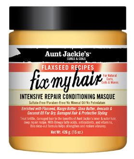 Aunt Jackie's Curls & Coils Flaxseed Recipes fix my hair Intensive Repair Conditioning Masque 426g | gtworld.be 
