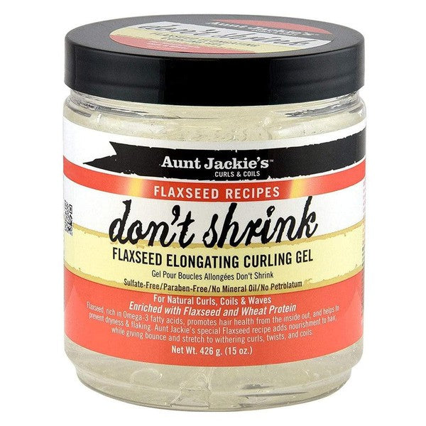 Aunt Jackie's Don't Shrink Flaxseed Elongating Curling Gel 15oz | gtworld.be 