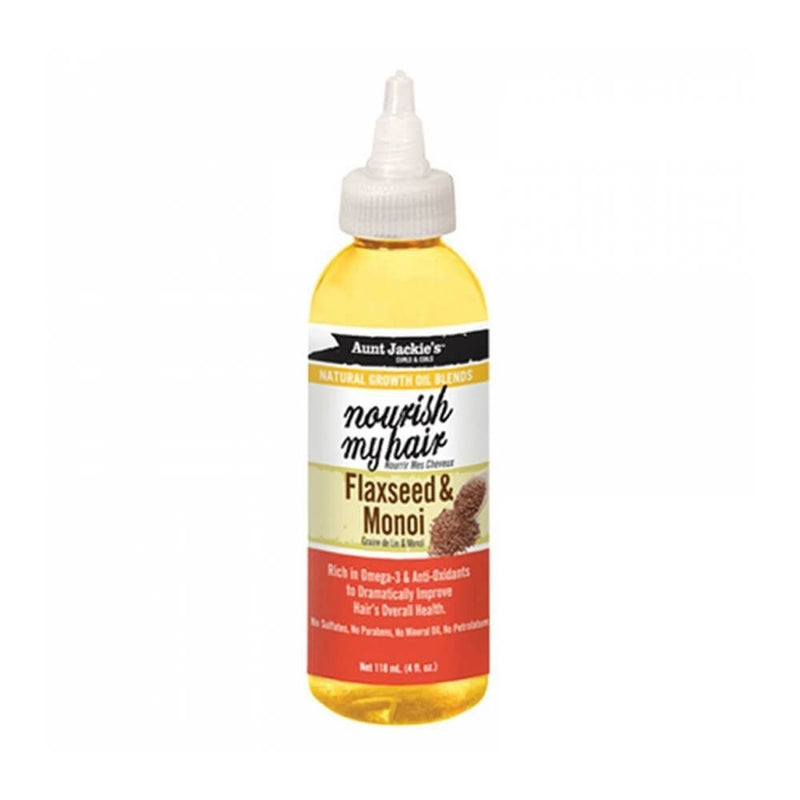 Aunt Jackie's Growth Oil nourish my hair Flaxseed & Monoi 118ml | gtworld.be 