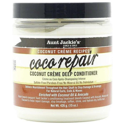 Aunt Jackie's Health & Beauty Aunt Jackie's Coco Repair Coconut Creme Deep Conditioner 426g