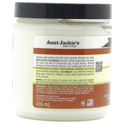 Aunt Jackie's Health & Beauty Aunt Jackie's Coco Repair Coconut Creme Deep Conditioner 426g