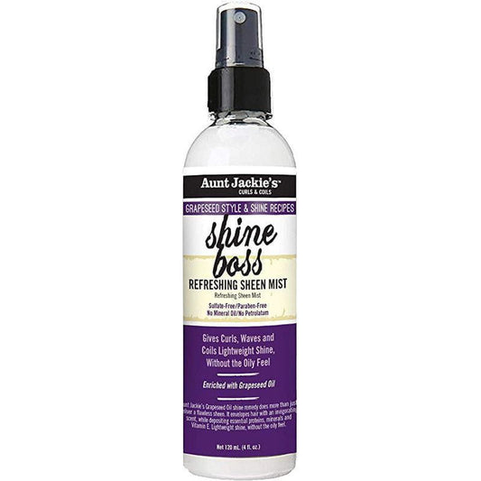 Aunt Jackie's Health & Beauty Aunt Jackie's Curls & Coils Shine Boss Refreshing Sheen Mist 120ml