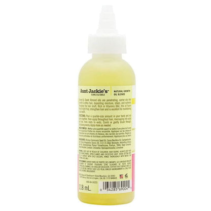 Aunt Jackie's Health & Beauty Aunt Jackie's Huile de Croissance Frizz Rebel Noix de Coco & Amande Douce 118ml