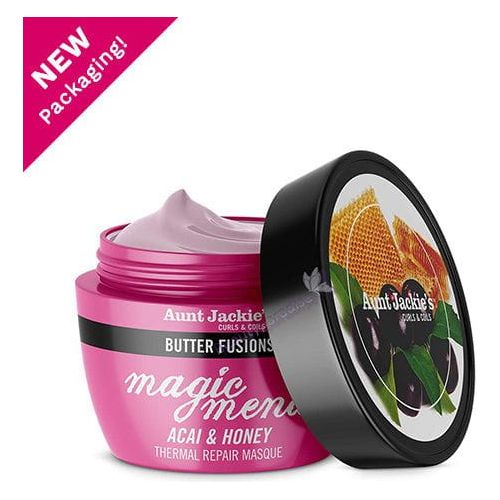 Aunt Jackie's Butter Fusions Magic Mend Acai & Honey Thermal Repair Masque 8 oz - Gtworld.de