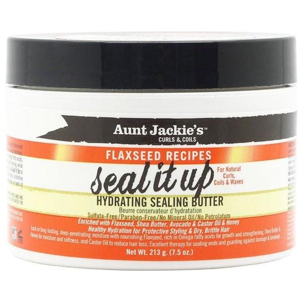 Aunt Jackie's Curls & Coils Flaaxseed Recipes Seal It Up Hydrating Sealing Butter 213g - Gtworld.de