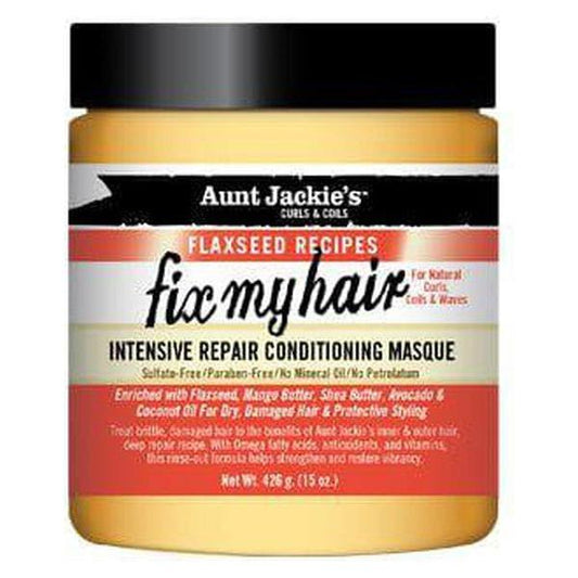 Aunt Jackie's Curls & Coils Flaxseed Recipes fix my hair Intensive Repair Conditioning Masque 426g - Gtworld.de