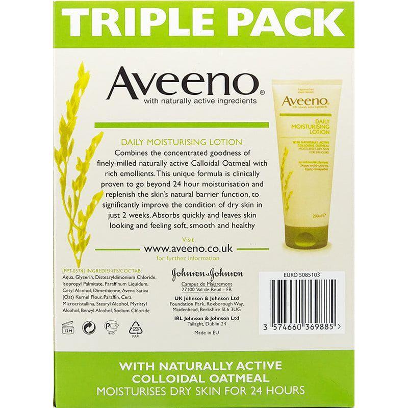 Aveeno Daily Moisturising Lotion Triple Pack 3 x200ml - Gtworld.de