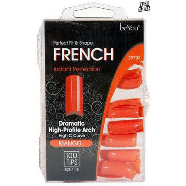 BeYou Perfect Fit & Shape French Regular 100 Tips 25702 | gtworld.be 