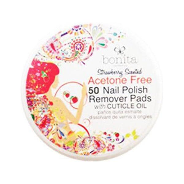 Bonita Nail Polish Remover 50 Pads Strawberry Scented - Gtworld.de