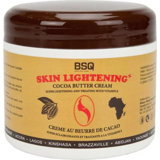 BSQ Health & Beauty BSQ Skin Lightening Cocoa Butter Cream Brown 450ml