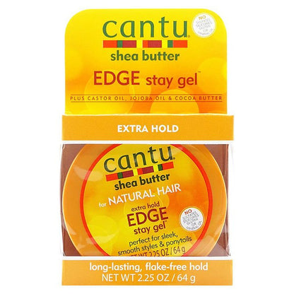 Cantu Shea Butter Extra Hold Edge Stay Gel 64g | gtworld.be 