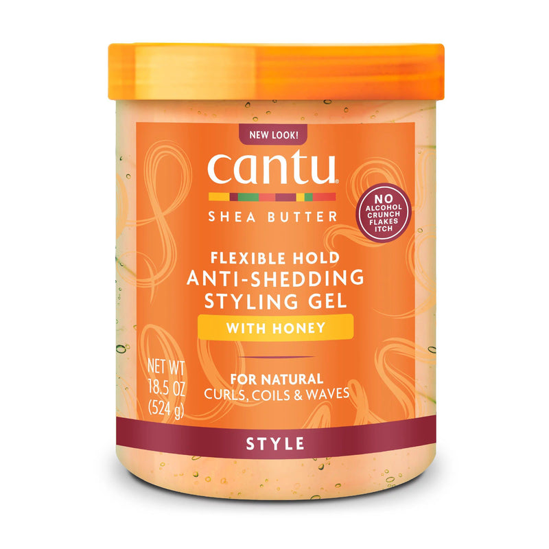 Cantu Shea Butter Flexible Hold Anti-Shedding Styling Gel With Honey 18.5 Oz | gtworld.be 