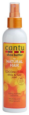 Cantu Shea Butter for Natural Hair Coconut Oil Shine & Hold Mist 237ml | gtworld.be 