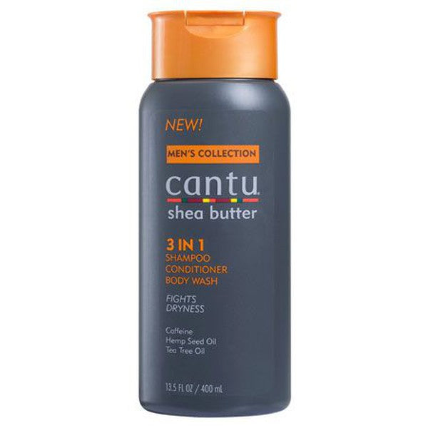 Cantu Men's Collection 3in1 Shampoo Conditioner Body Wash 400ml | gtworld.be 