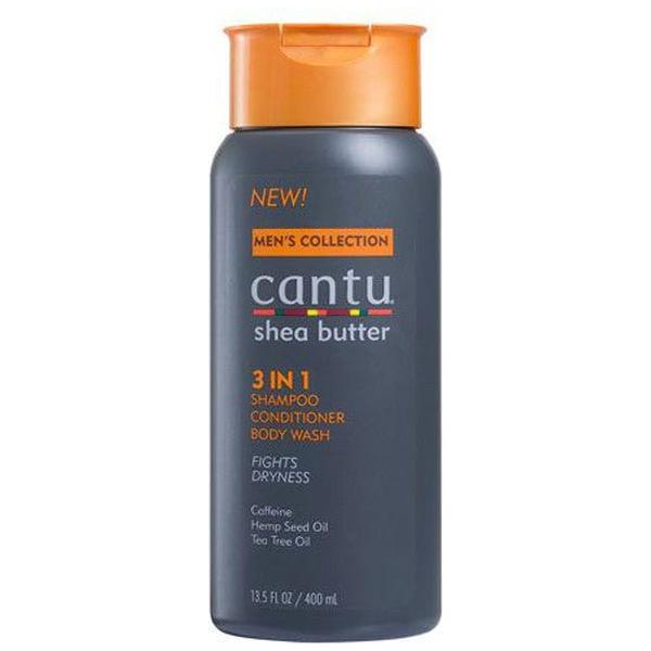 Cantu Men's Collection 3in1 Shampoo Conditioner Body Wash 400ml - Gtworld.de